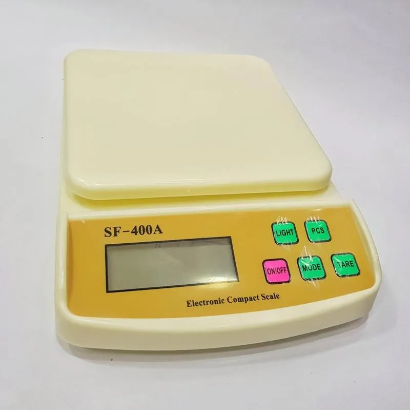 Kitchen Weighing Scale with Adaptor 10 kg with Tare Function SF 400A