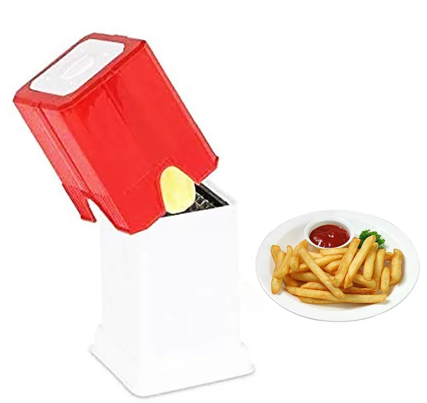 Potato Chipser French Fries Chips Maker Machine, Potato Finger Chips Cutter Potato  Grater & Slicer