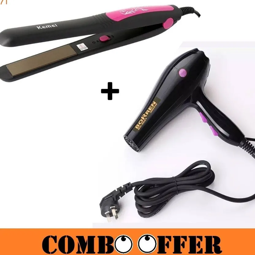 2021 Lowest Price Kemei 1600w Health Mode Overheating Protection Hair Dryer  220 Multicolor Price in India  Specifications