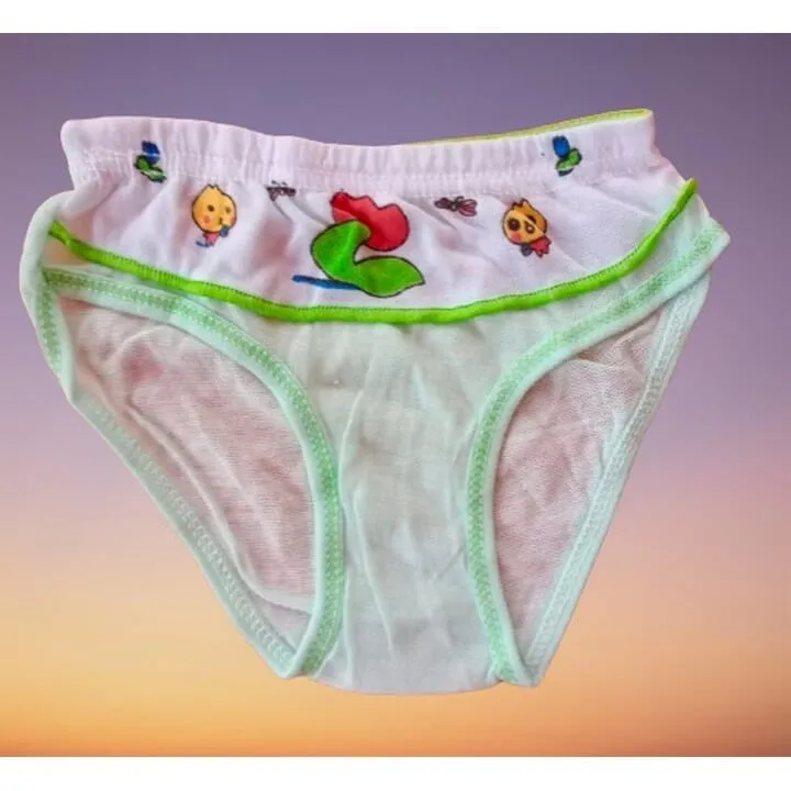 Free Size, 1 Pieces 0 Years To 1.5 Years Kids Girl Underwear