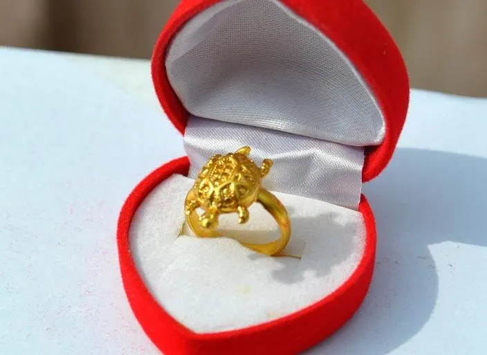 Ring – Tortoise Studded With White Cz | Gujjadi Swarna Jewellers