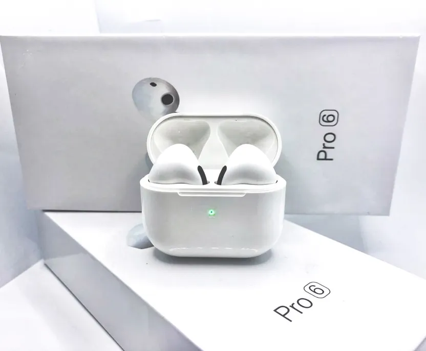 Pro 6 TWS Bluetooth 5.0 Mini Wireless Earbuds with Charging Case (White) -  Buy Pro 6 TWS Bluetooth 5.0 Mini Wireless Earbuds with Charging Case  (White) at Best Price in SYBazzar