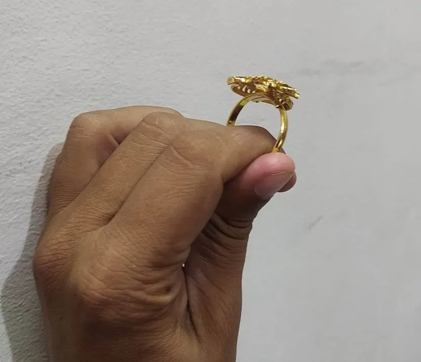 6.25 Carat Certified Natural Yellow Sapphire Pukhraj Panchdhatu Ring ,oval  Cut Shape Gemstone Panchdhatu Ring for Unisexchristmas Gift - Etsy