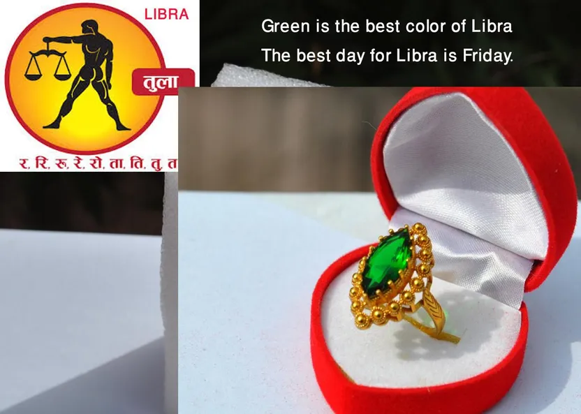 Libra Ring Zodiac October Birthstone 925 Sterling Silver – Aurora Tears