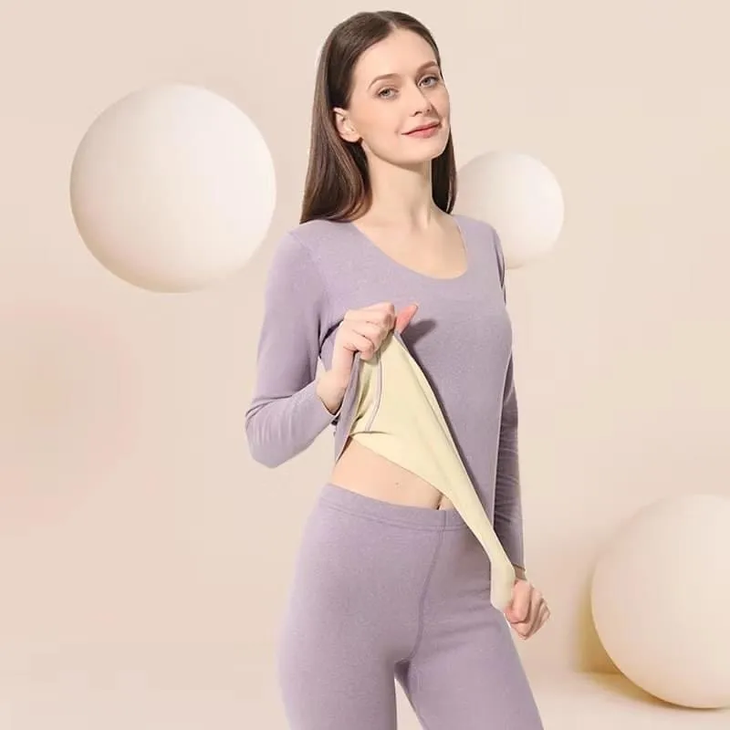 Women's Stretch Cloth Lined Thermal Set In Skin (Thermocot) C