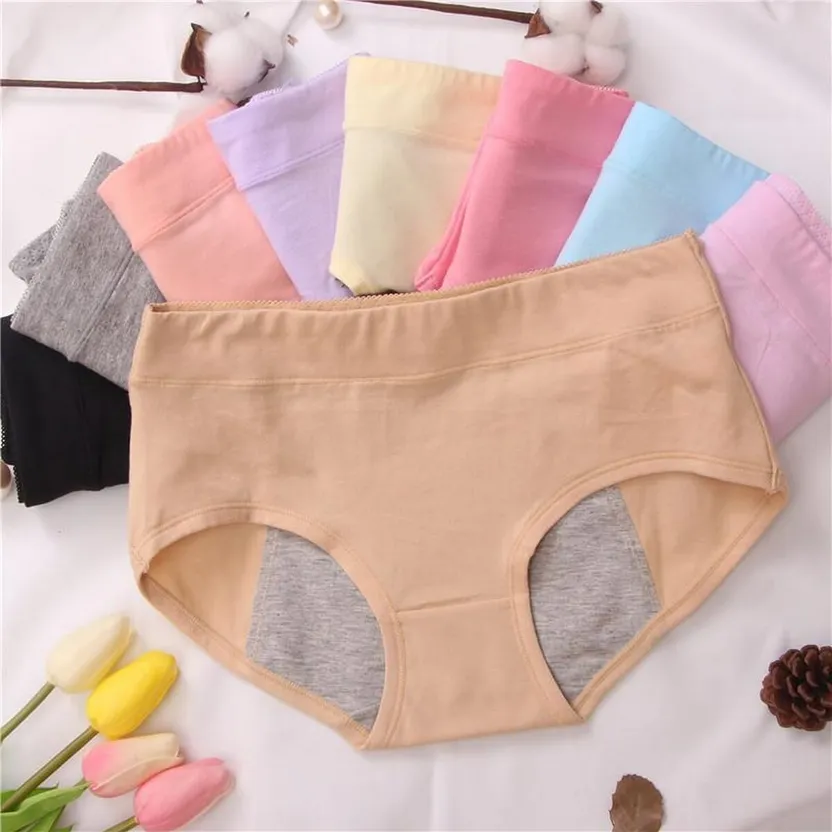 Women Menstrual Period Panty Period Cotton Panty Leak Protection