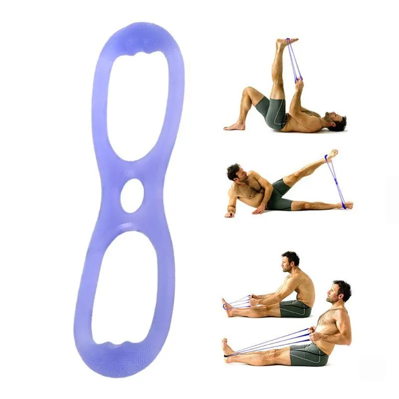 Silicone Resistance Elastic Band Fitness Yoga Stretch Rope For Gym