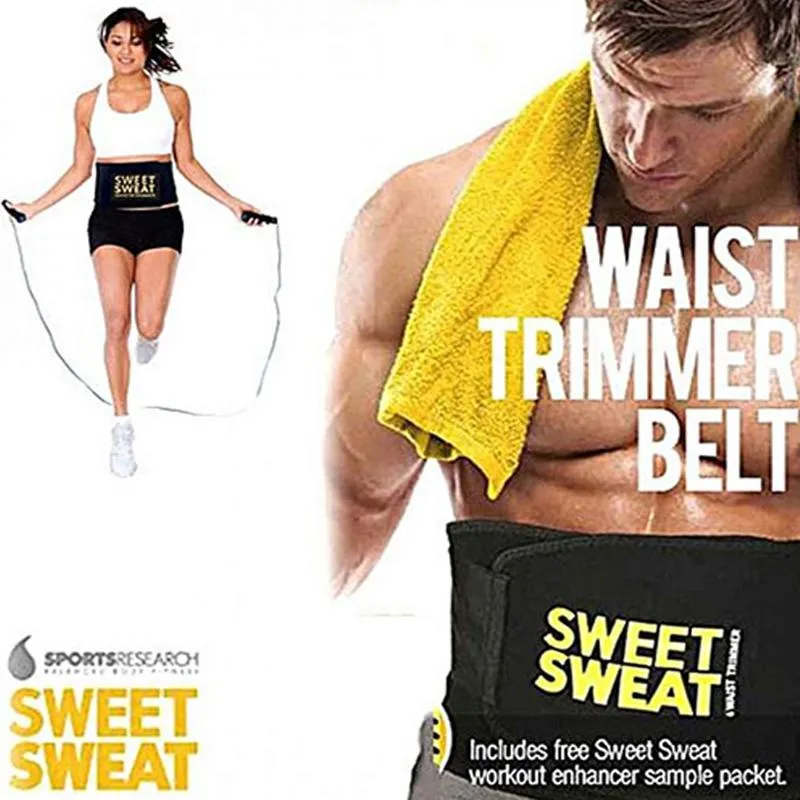 Sweet Sweat Waist Trimming Abdomen Hot Body Slimming Belt - Buy