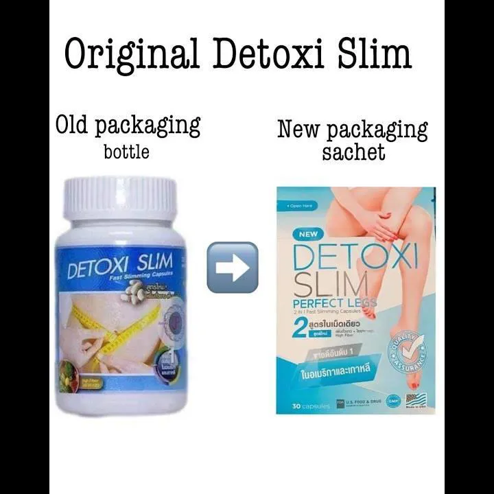 Original Detoxi Slim Fast Slimming Weight Loss Supplement Capsules
