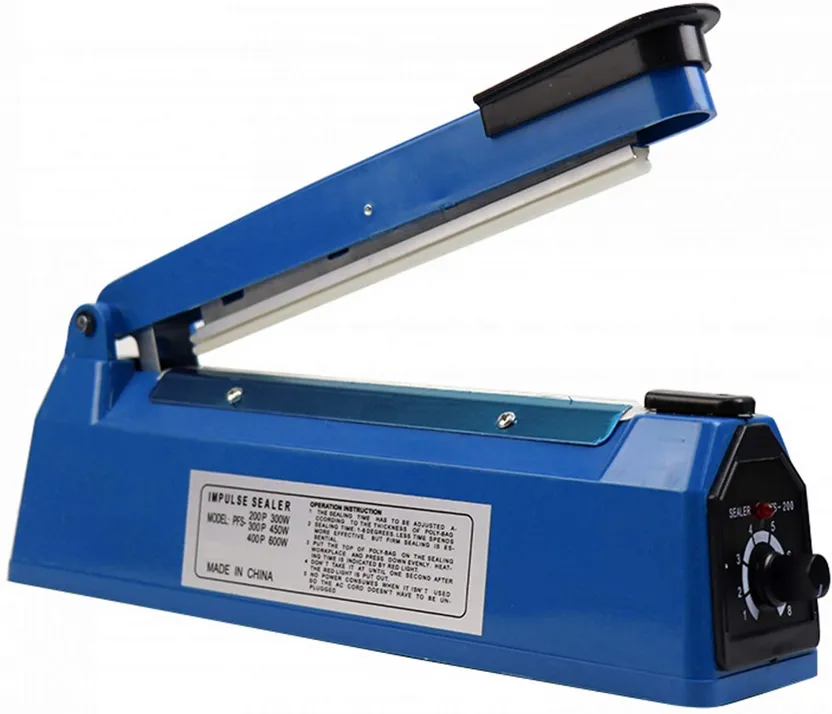 400mm 16 Manual Impulse Heat Sealer Portable Food Film Sealing