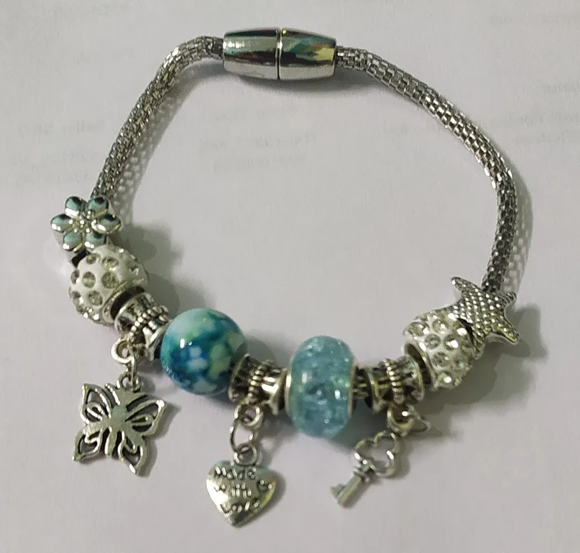 Pandora Fully Loaded ALE Charm Bracelet Sterling Neutral Colors