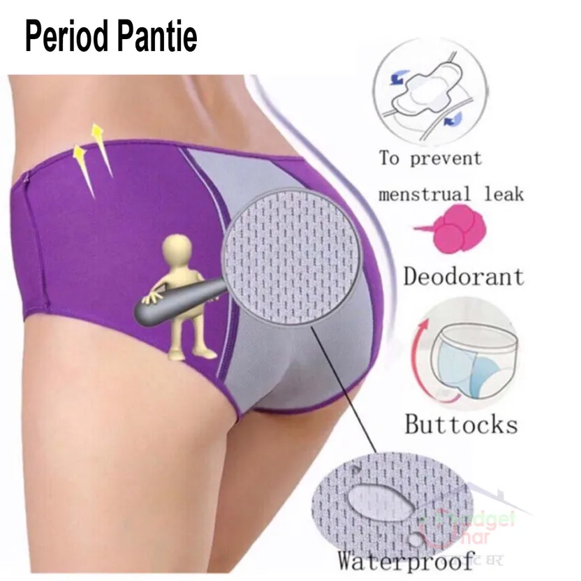 3 Pieces/Set Menstrual Period Underwear Women Period Panties